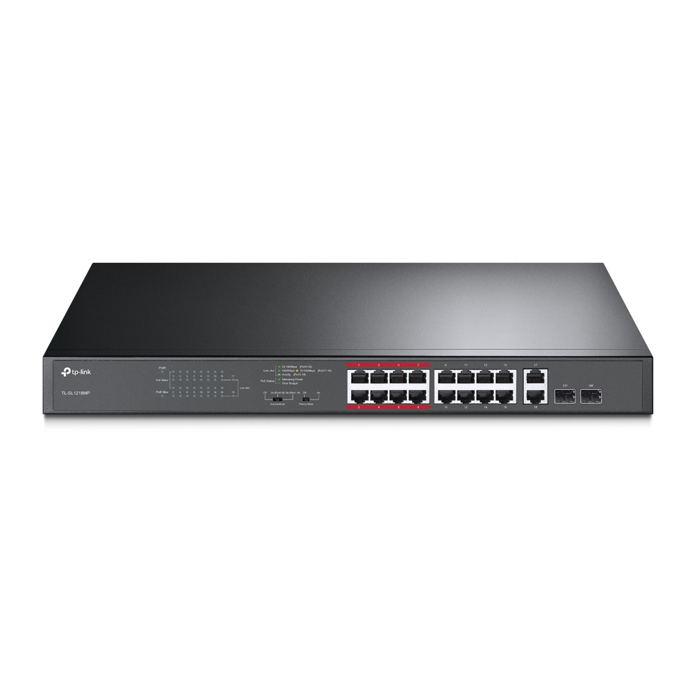 [TL-SL1218MP] SWITCH POE TP-LINK TL-SL1218MP
