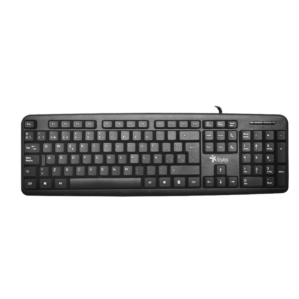 [STPTEC5B] Teclado Alámbrico Stylos STPTEC5B