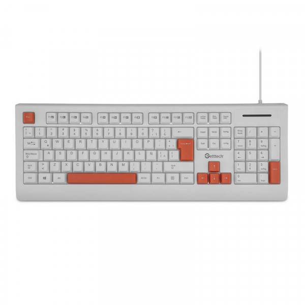 [GGK-ESMWR-02-WH] Teclados GETTTECH GGK-ESMWR-02-WH