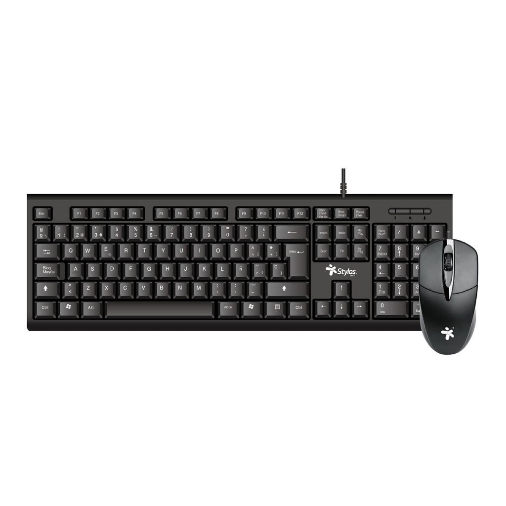 [STPKTM4B] Kit de Teclado y Mouse  Stylos STPKTM4B