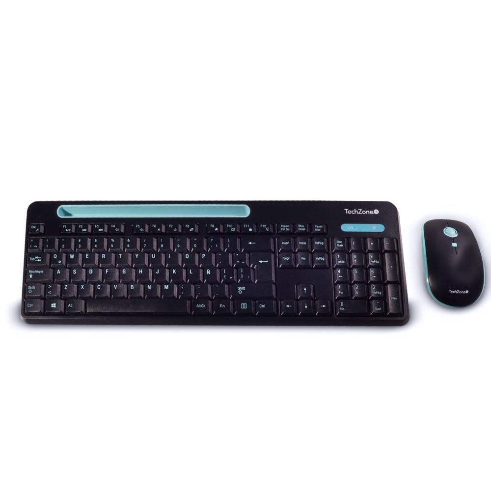 [TZ20COMB02-INA] Kit de Teclado y Mouse Inalámbrico TECHZONE TZ20COMB02-INA
