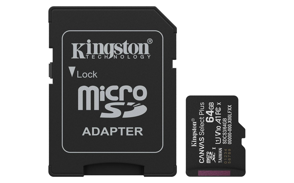[SDCS3/64GB] Memorias Flash Kingston Technology CANVAS SELECT PLUS GEN3