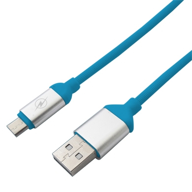 [161208A] Cable USB V2.0 a Micro de PVC Texturizado BROBOTIX 161208A