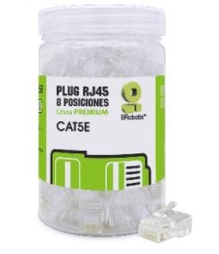 [263786] Plugs de Red RJ45, CAT5E, Bote 100 Pzs  BROBOTIX 263786