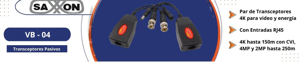 [ RJ-45 VB-04] Transceptores SAXXON  RJ-45 VB-04