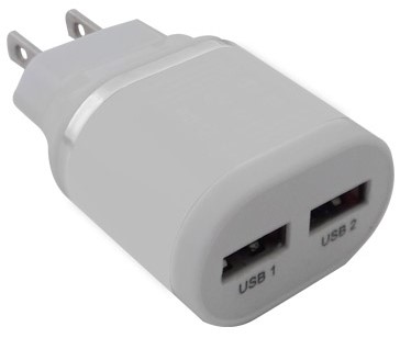 [161264B] Cargador BROBOTIX 2 Puertos USB 161264B