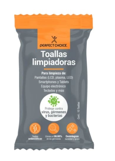 [PC-030324] Toallas Limpiadoras PERFECT CHOICE PC-030324