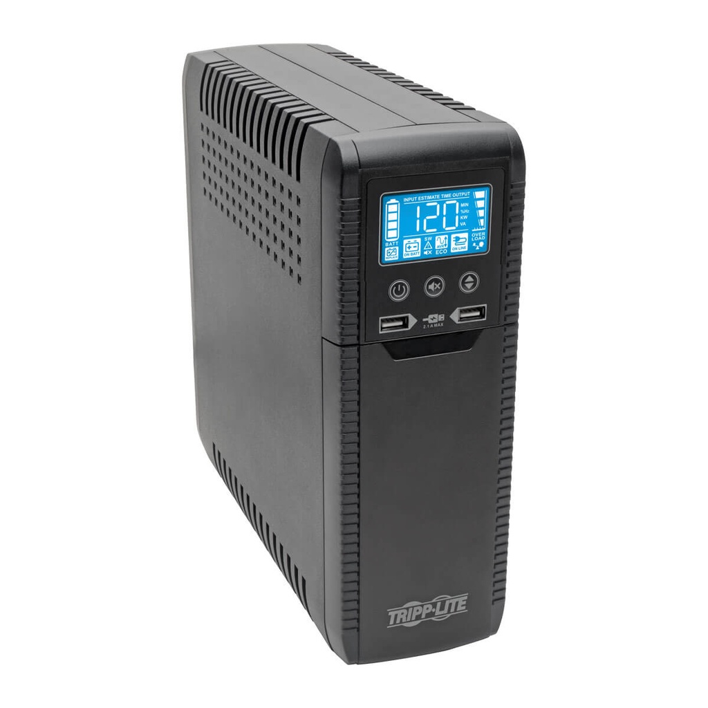 [ECO1000LCD] UPS Interactivo con USB 1000VA/600W, 120V 50H TRIPP-LITE ECO1000LCD