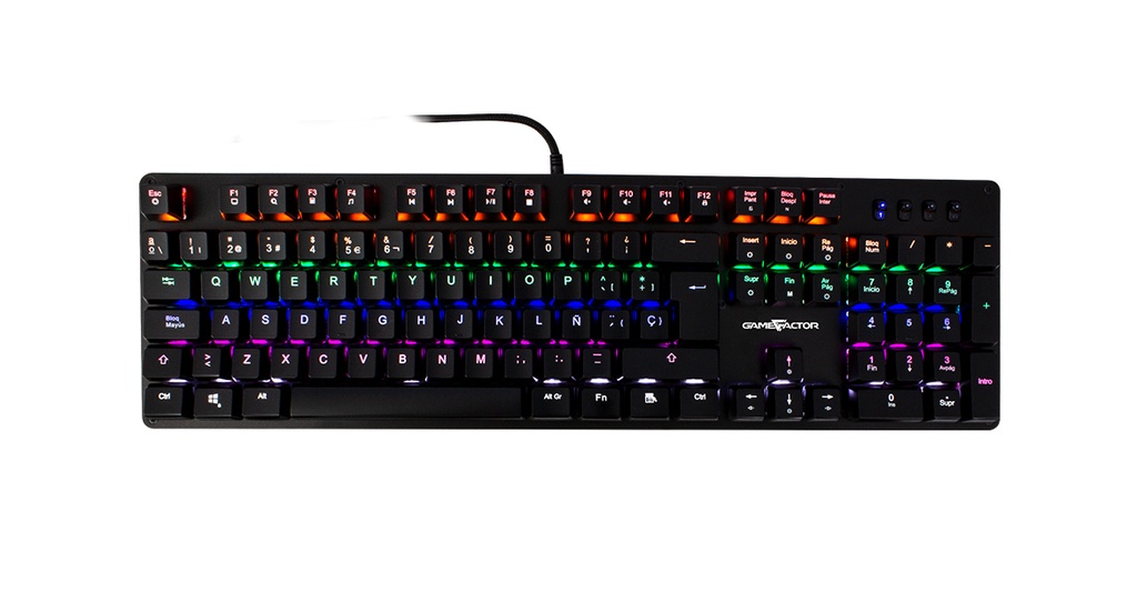 [KBG400-PK-BL] Teclado mecánico GAME FACTOR KBG400-PK-BL