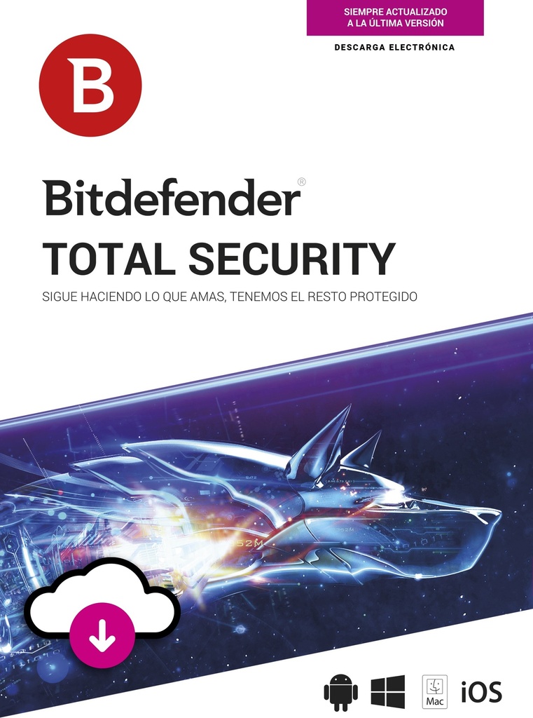 [TMBD-423] Total Security BITDEFENDER ESD, 10 usuarios, 1 año