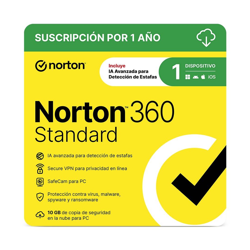 [21430631] ESD Norton 360 Standard 1 Dispositivo 1 Año 21430631