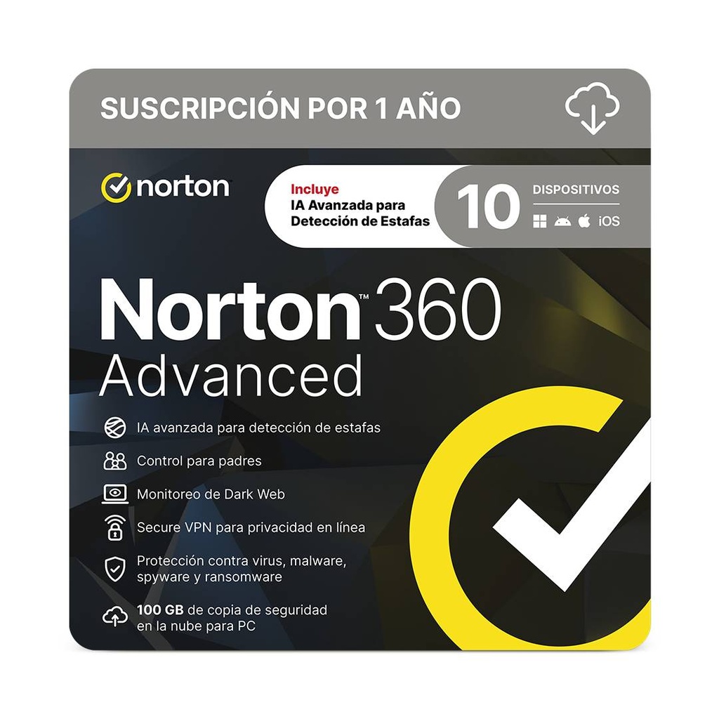 [21443273] ESD Norton 360 ADVANCED 10D 1 A 21443273