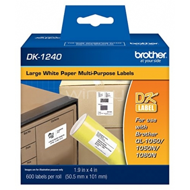[DK1240] Etiquetas de Papel  BROTHER DK1240