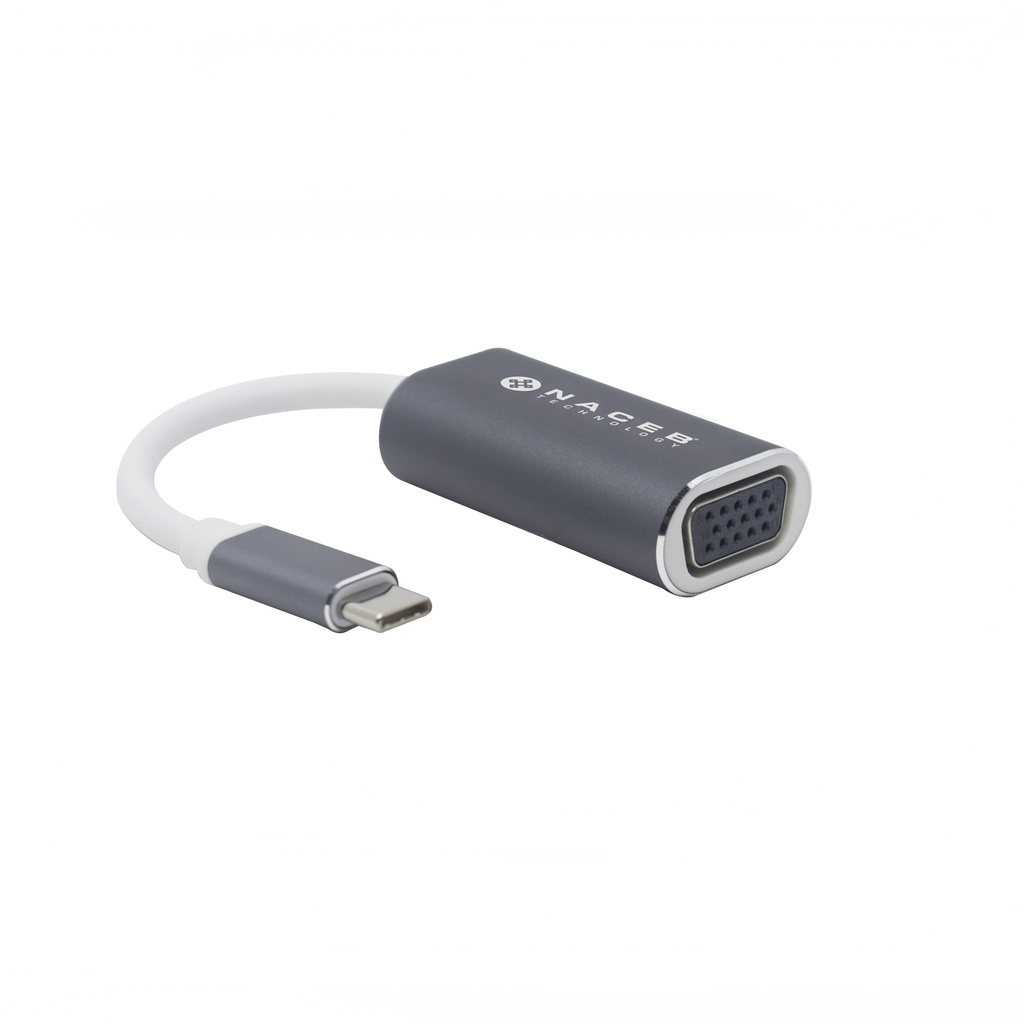 [NA-0110] Adaptador Tipo C a VGA Naceb Technology NA-0110