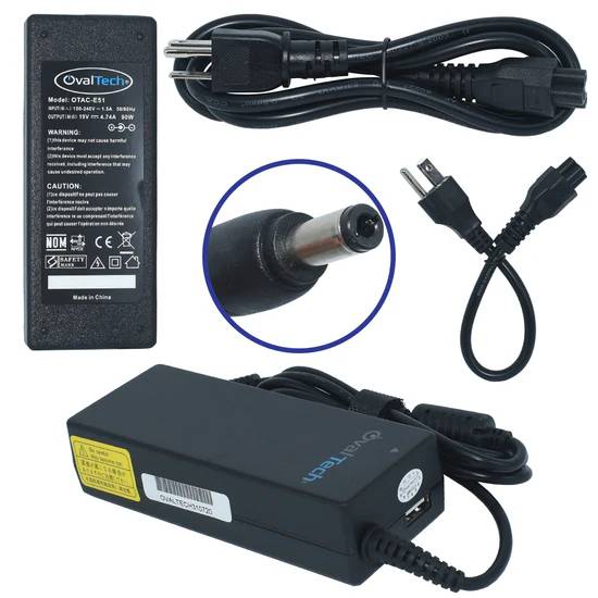 [OTAC-E51] Adaptador para Computadora Portatil  OVALTECH 19V/4.74AH + USB