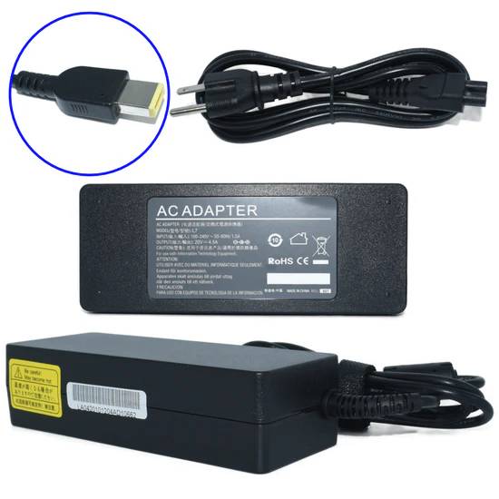 [AC-Lenovo-Cuadrada] Adaptador de Corriente GENERICO 90W 20V 4.62A