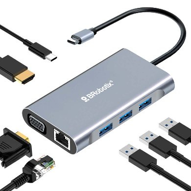 [6001202] Docking 7 EN 1: USB V3.0 tipo C a USB V3.0 BROBOTIX 6001202