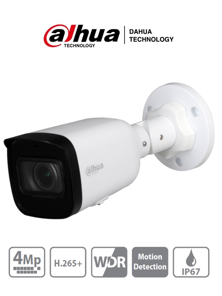 [IPC-HFW1431T1-ZS-S4] Cámara IP Bullet Dahua Technology DH-IPC-HFW1431T1N-ZS-2812-S4