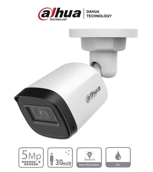 [HAC-B1A51-U-28] Cámara Bala Análoga Dahua Technology DH-HAC-B1A51N-U-0280B