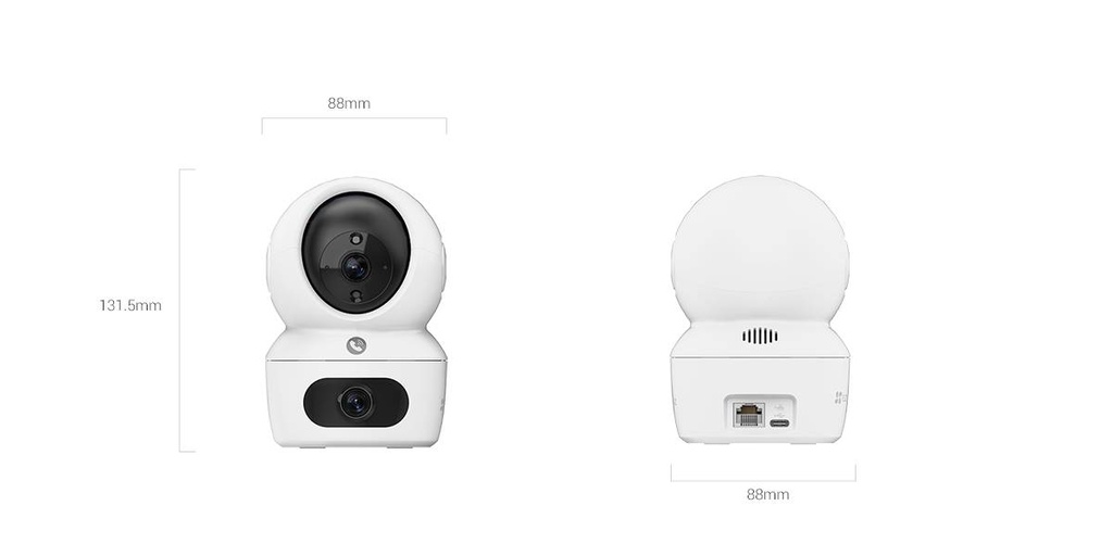 [H7C DUAL 2K+] Cámara Wifi EZVIZ H7C DUAL 2K+