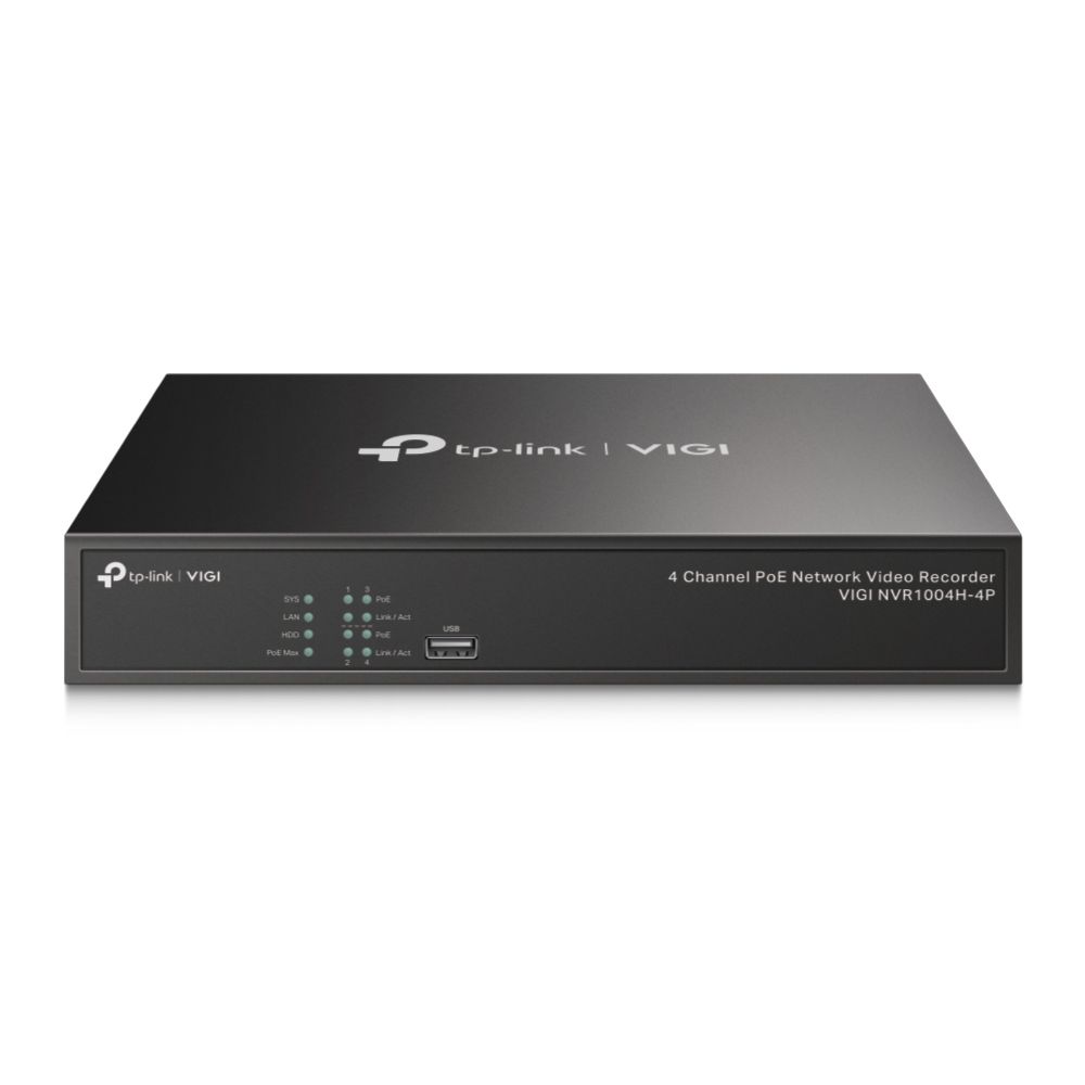 [VIGI NVR1004H-4P] Grabador Digital TP-LINK VIGI NVR1004H-4P