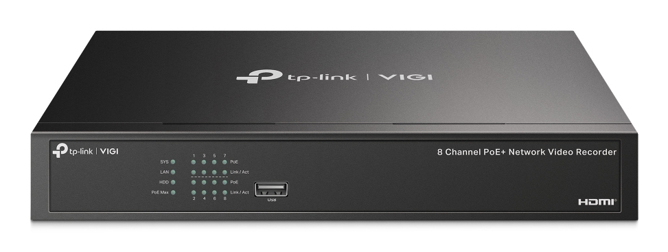 [VIGI NVR1008H-8P] Grabadores Digitales NVR TP-LINK VIGI NVR1008H-8P