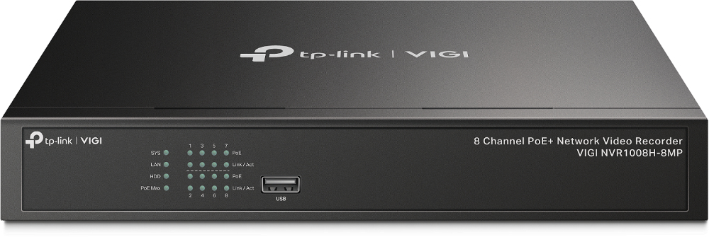 [VIGI NVR1008H-8MP] Grabador TP-LINK VIGI NVR1008H-8MP