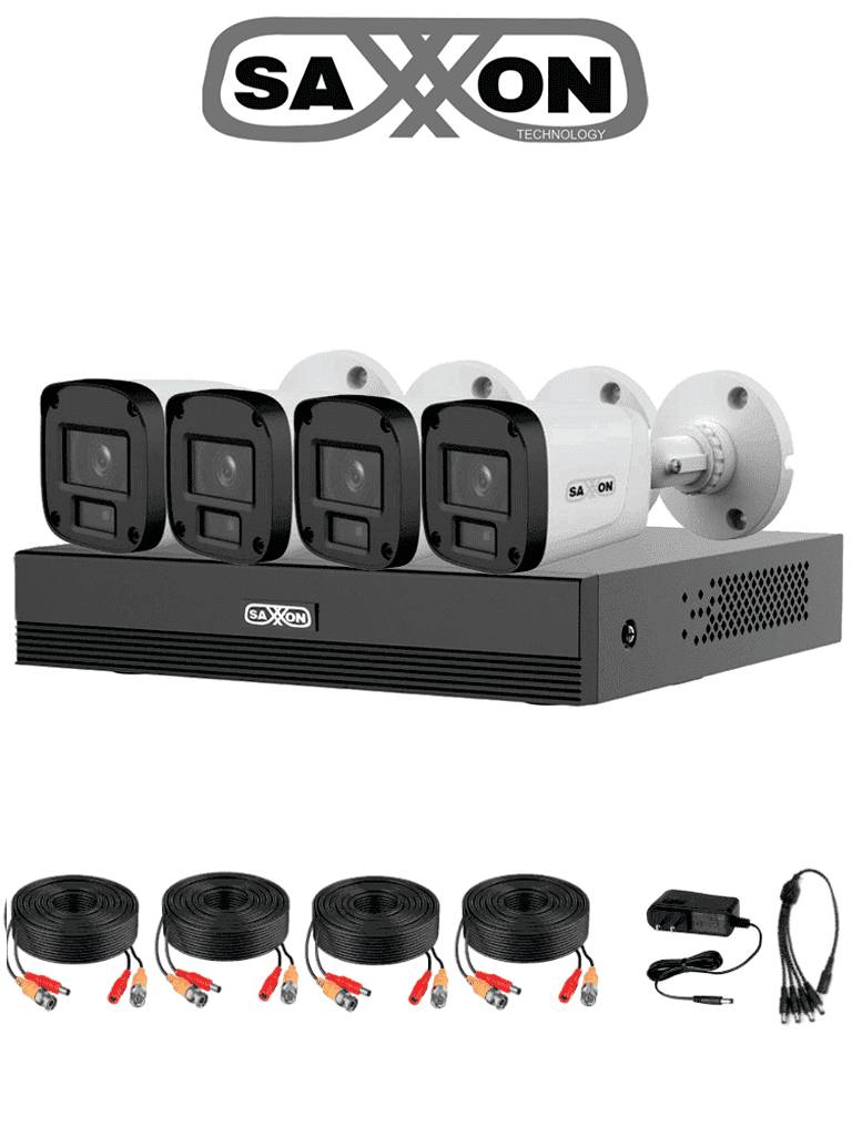 [KIT/XVR1E04-I/4-B20P-] Kit de videovigilancia  SAXXON KIT/XVR1E04-I/4-B20P-