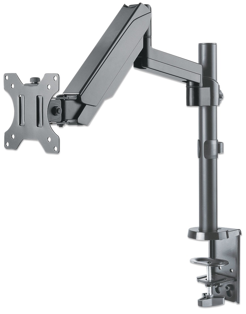[461580] Soporte universal de pared para monitor MANHATTAN con pistón a gas,Soporta un monitor de 17