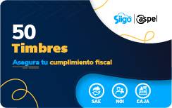 [FACTE/50] Timbres Fiscales ASPEL FACTE/50 Electrónicos
