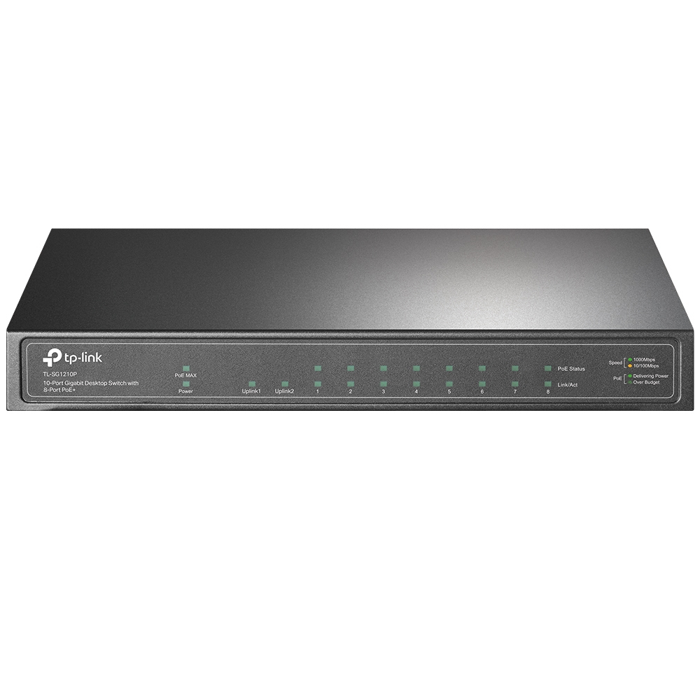 [TL-SG1210P] Switch no Administrable de 10 Puertos Gigabi TP-LINK TL-SG1210P