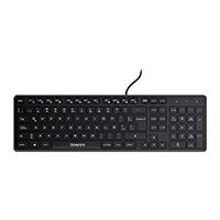 [TAQ01] TECLADO ALAMBRICO QUARONI USB 104 TECLAS COLOR NEGRO