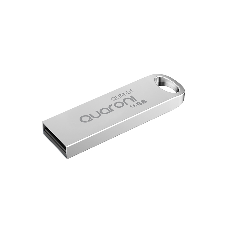 [QUM16Z] MEMORIA QUARONI 16GB USB METALICA USB 2.0 COMPATIBLE CON ANDROID/WINDOWS/MAC
