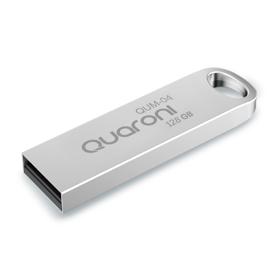 [QUM128Z] MEMORIA QUARONI 128GB USB METALICA USB 2.0 COMPATIBLE CON ANDROID/WINDOWS/MAC